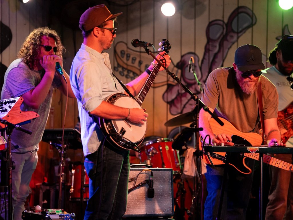 Brock Butler Band 10/16/2025 @ Charleston Pour House Patio - Darren Stanley, Bailey Horsley, Ola Timothy, Bill Stevens, Bill Jarrett, Justin Hardin, Joe Marcinek, Jordon Minish - 10/16/2025 Photo credit : Zach Ubaldini